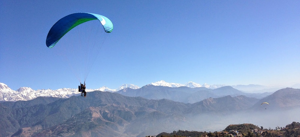 Paragliding in Rishikesh